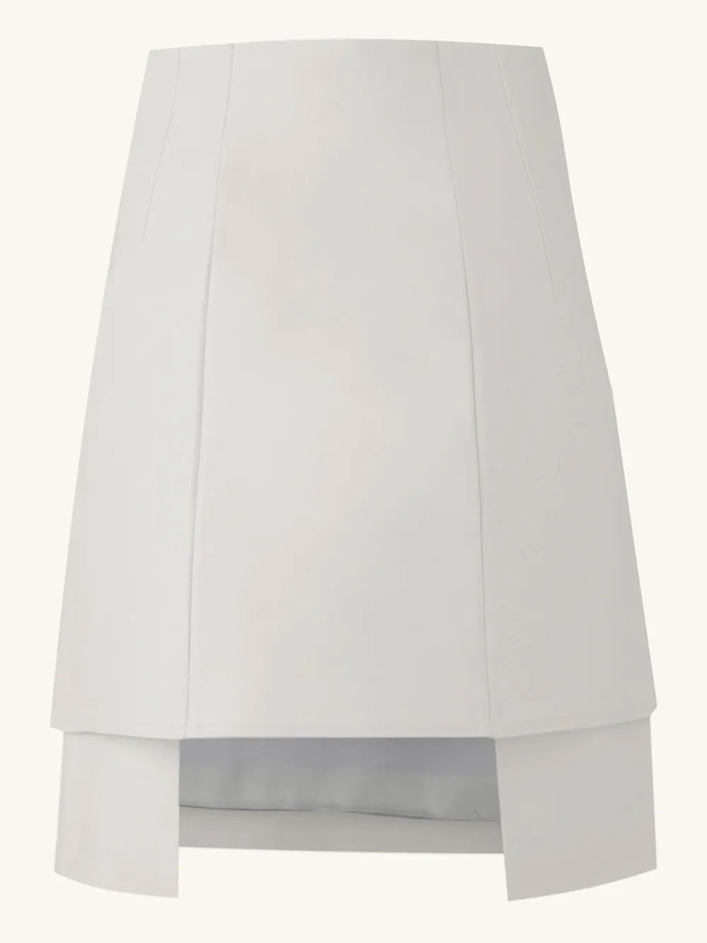 Misci Cotton-blend Skirt In White