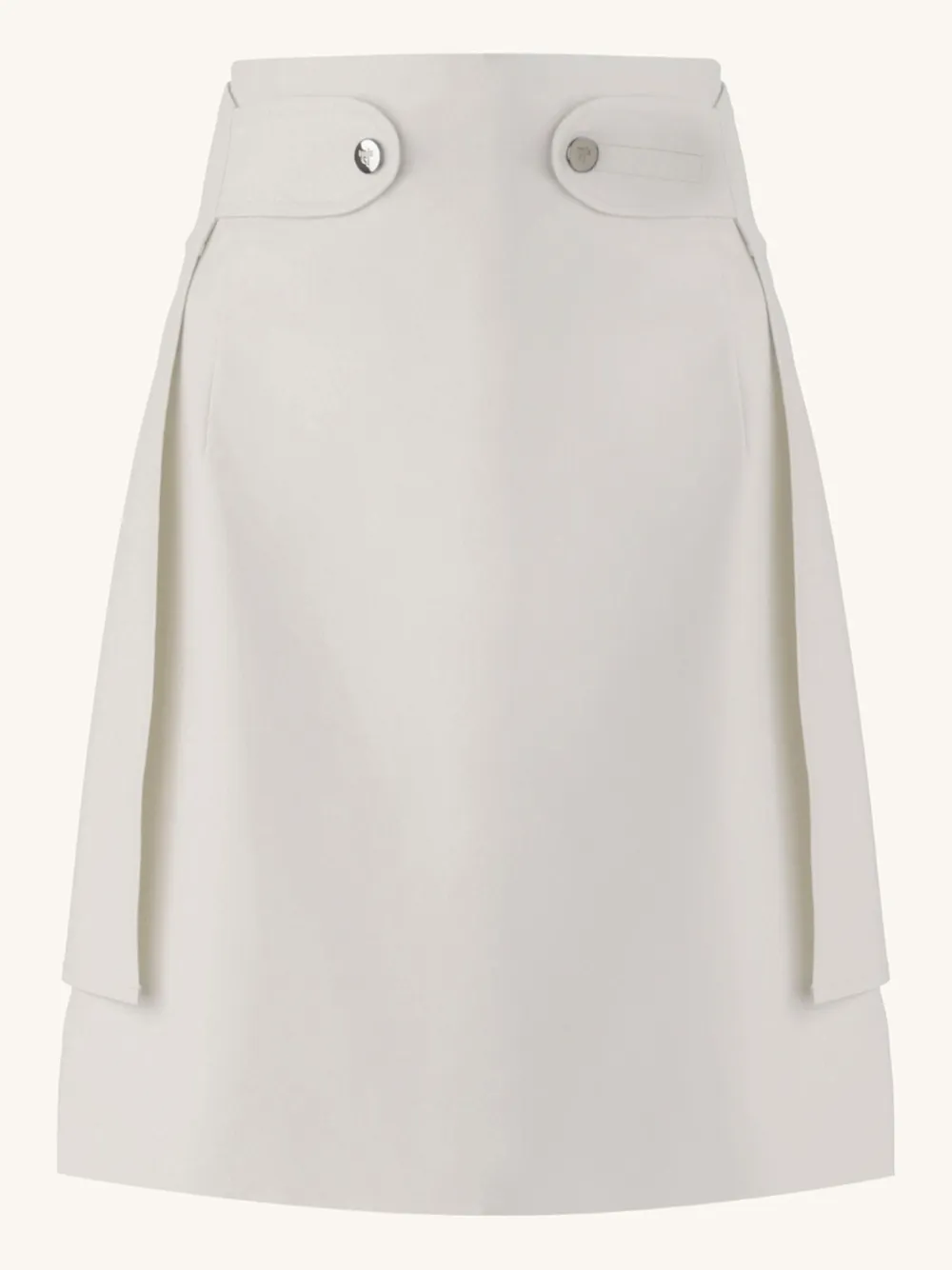 Misci Cotton-blend Skirt In White