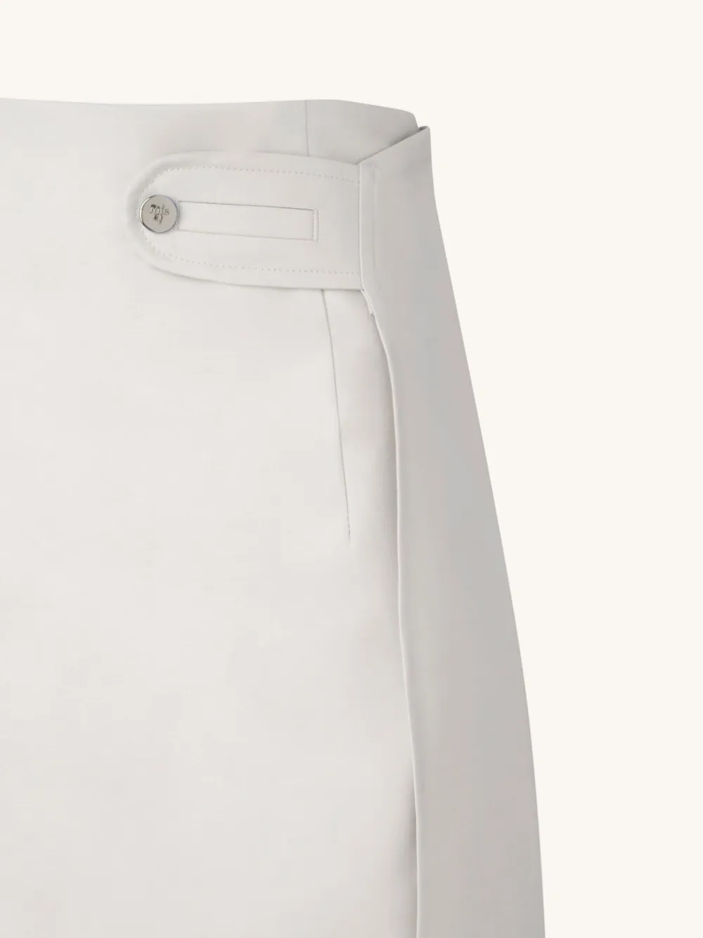 Misci Cotton-blend Skirt In White