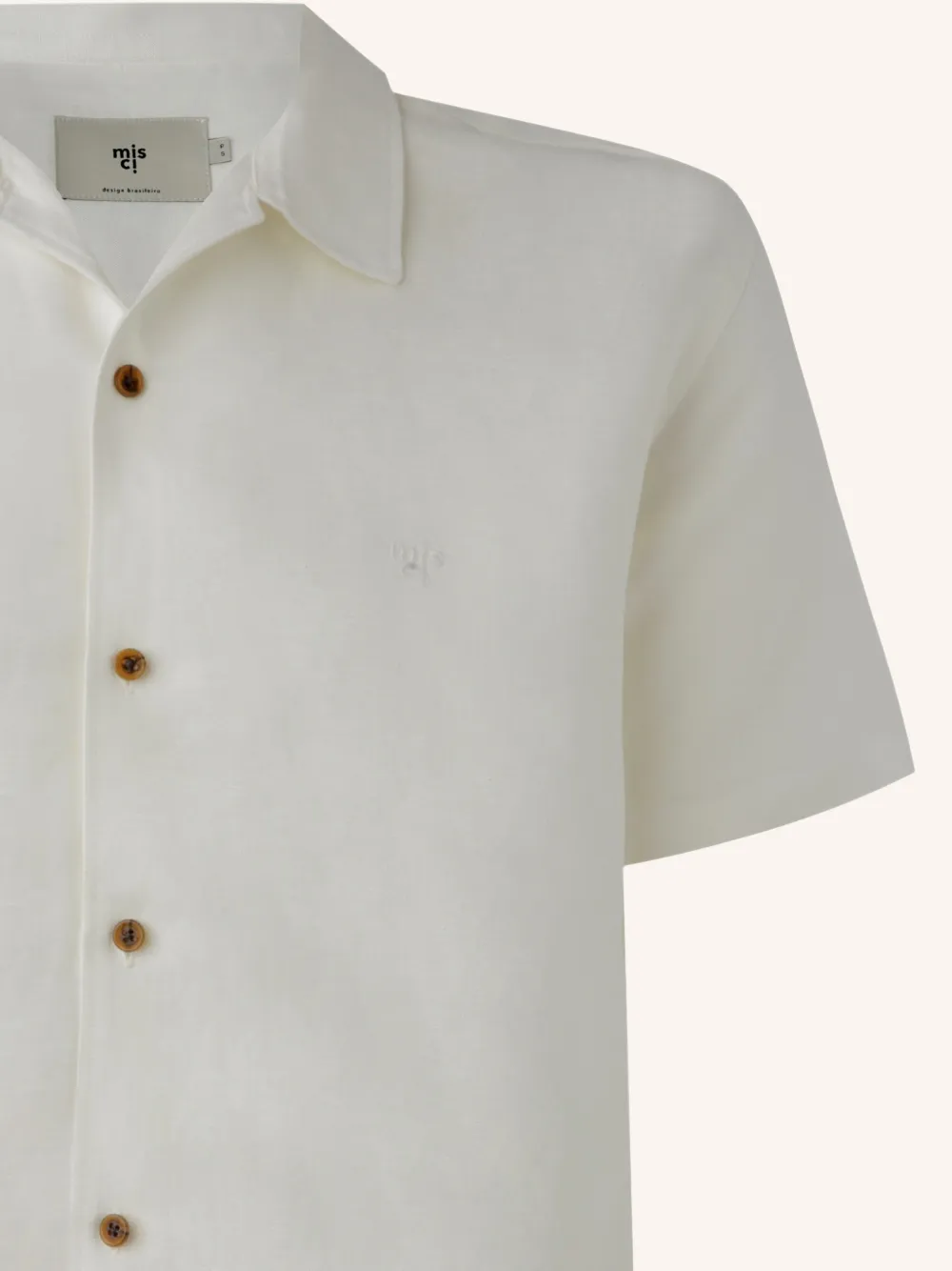 Misci Logo Shirt In White