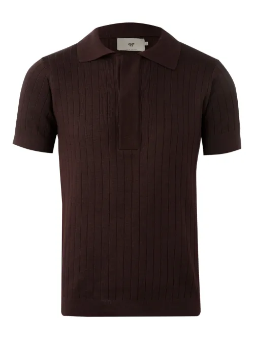 Polo en maille à design nervuré - MISCI - Modalova