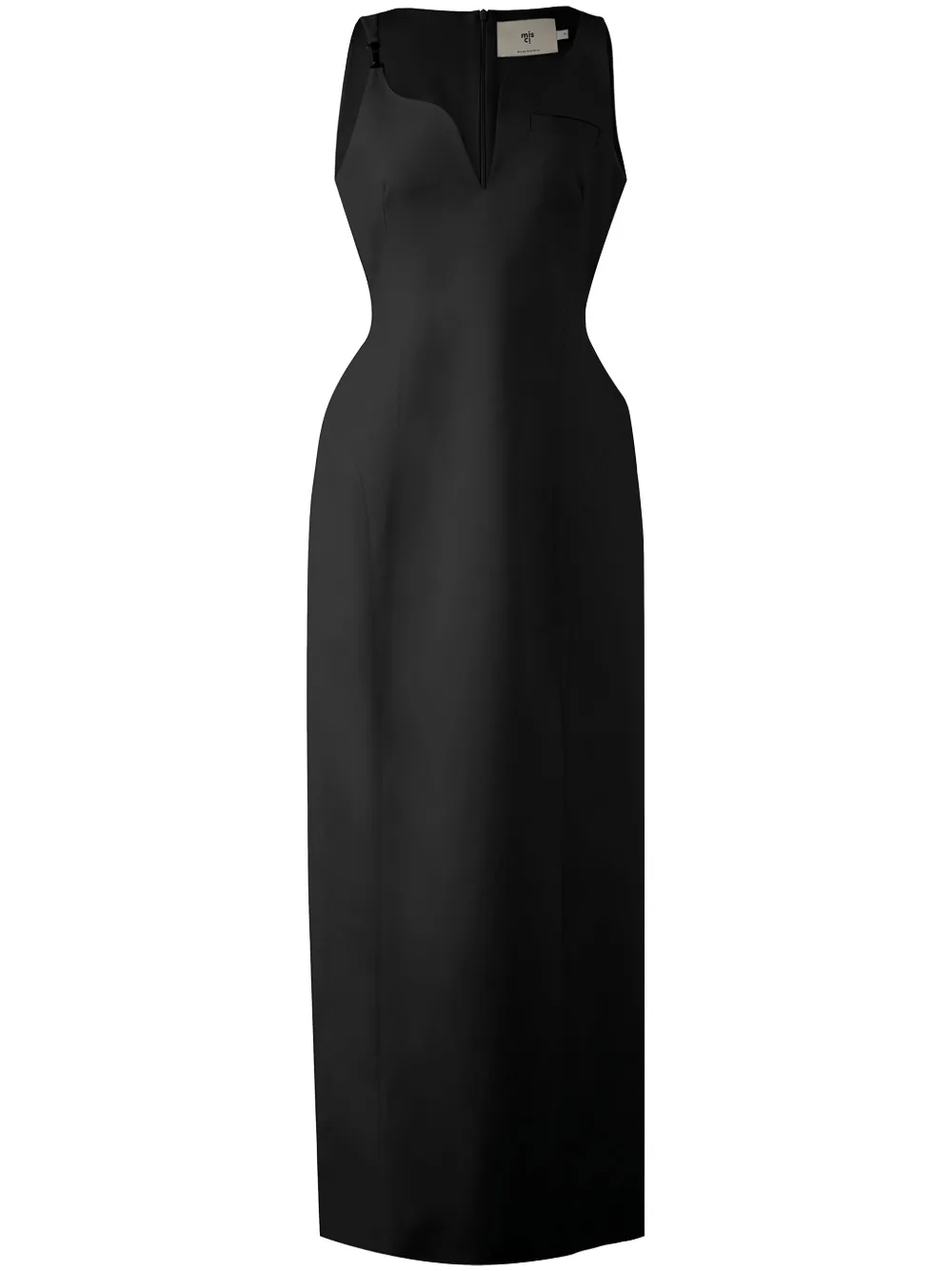 gabardine long dress