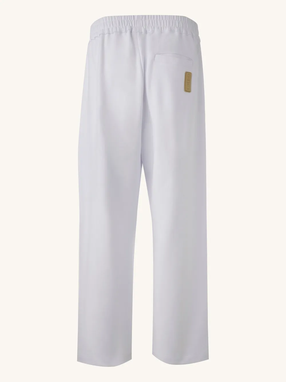 Misci Cotton Track Pants In White