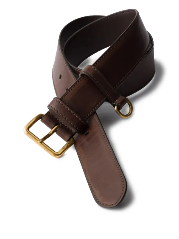 #プラダ PRADA ブラウン レディース レザーベルト Prada レザーベルト | ブラウン | FARFETCH JP