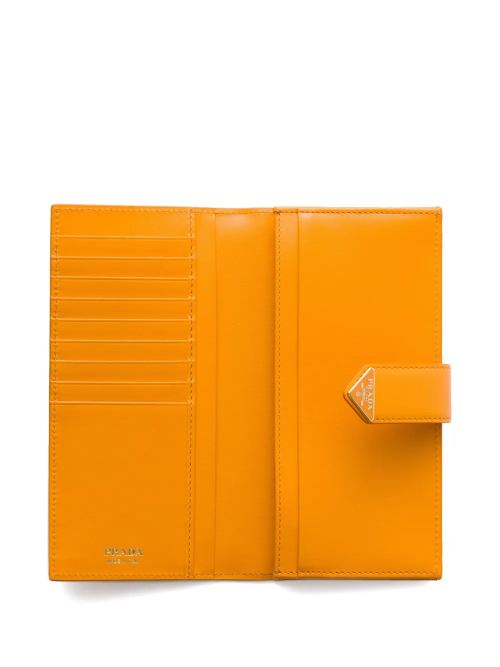 Prada Portemonnee van saffiano leer Oranje