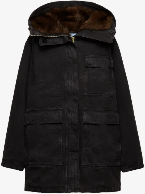 Prada canvas coat