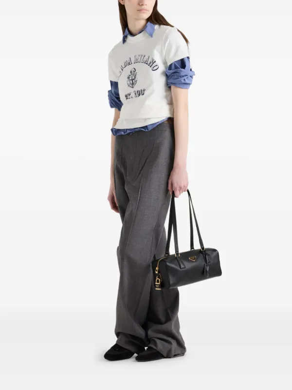 Prada プリント Tシャツ | ホワイト | FARFETCH JP