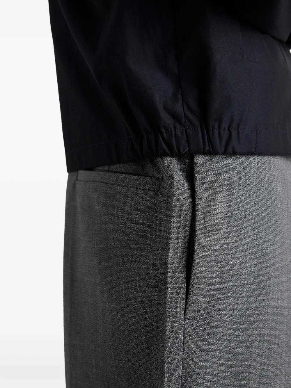 Prada Zip-up Jacket In Blue