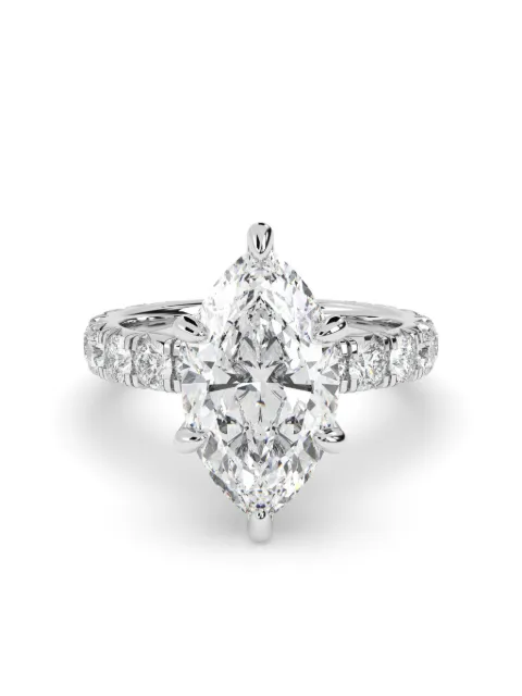 Tilla anillo en oro blanco de 14kt