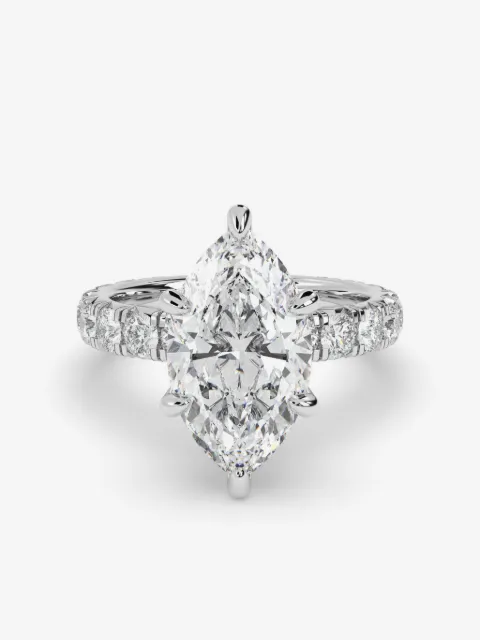 Tilla 14kt white gold diamond ring