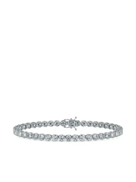 Tilla سوار تنس ذهب أبيض عيار 14 مرصع بألماس