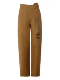 MISCI Trapezio twill trousers - Brown