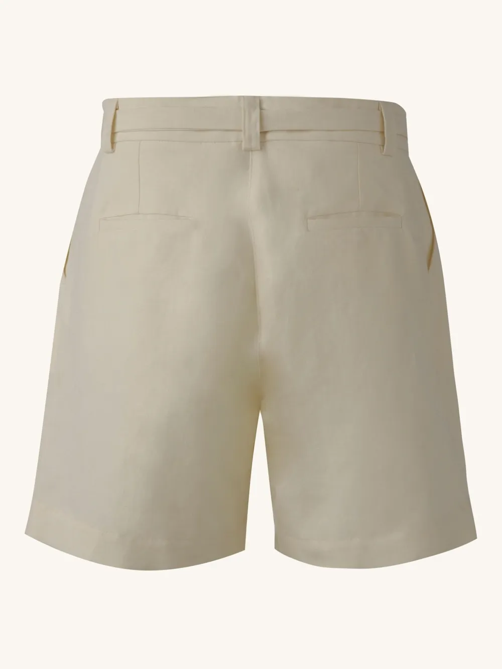 Misci Linen Bermuda Shorts In Neutrals