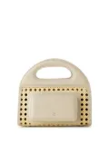 MISCI NIne rattan handbag - White