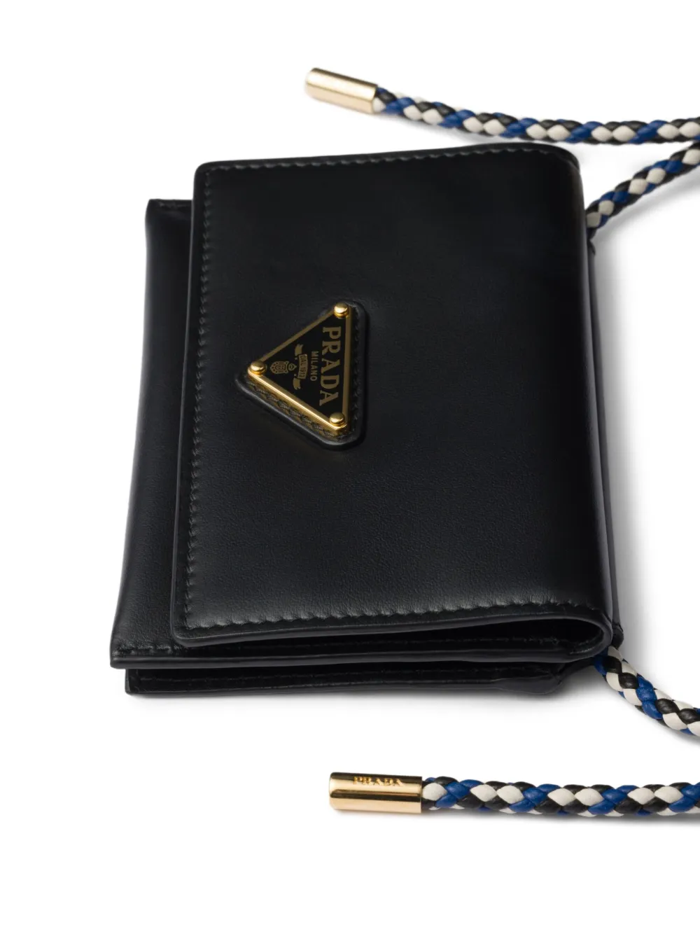 Prada Leren pasjeshouder Zwart