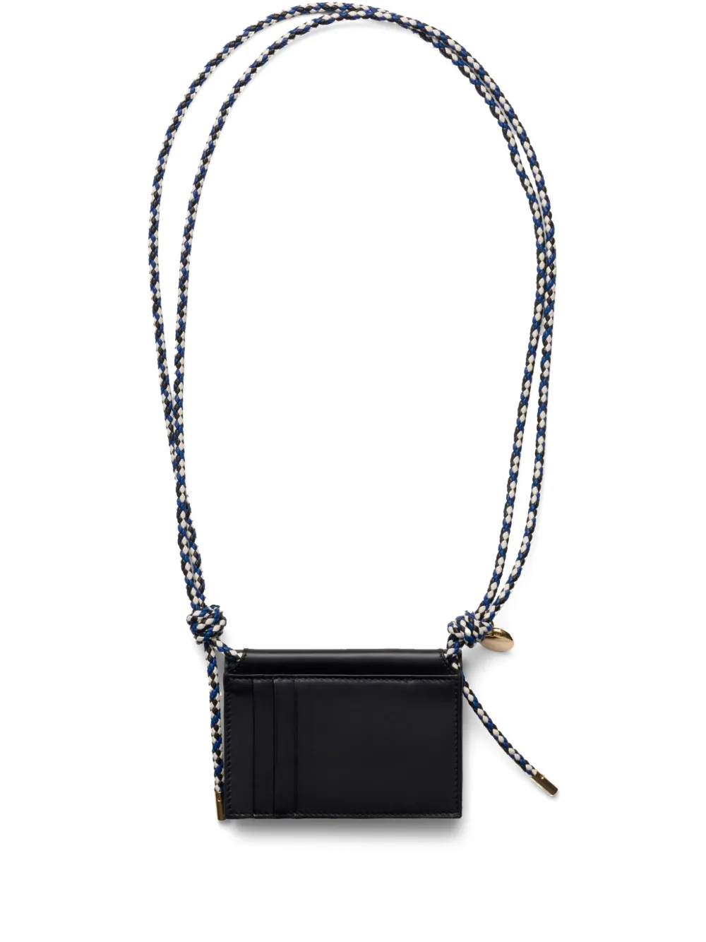 Prada Leren pasjeshouder - Zwart