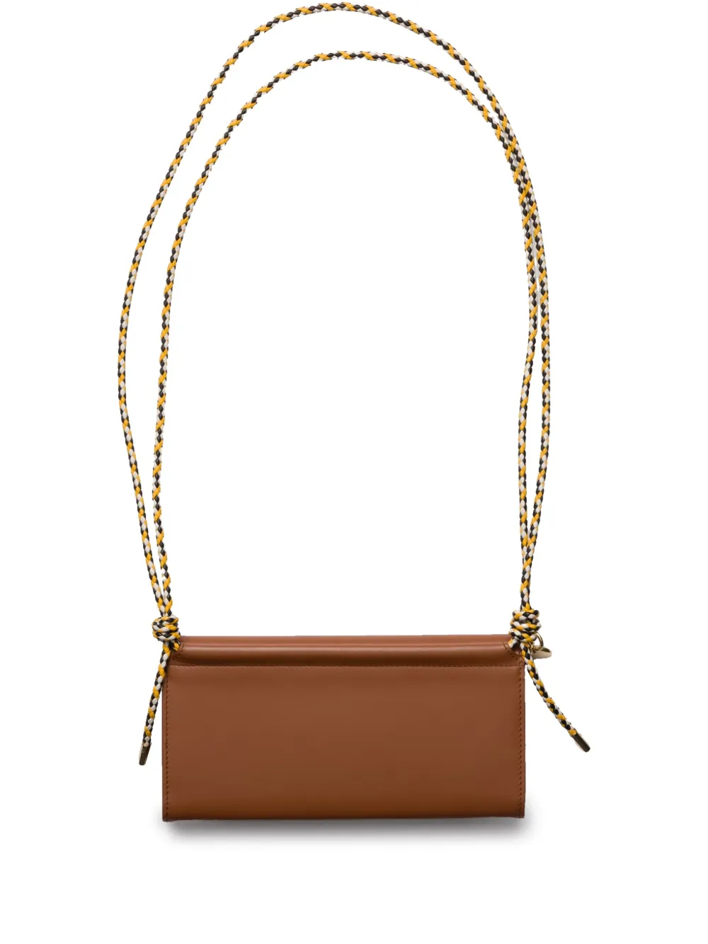 Prada Leren portemonnee - Bruin