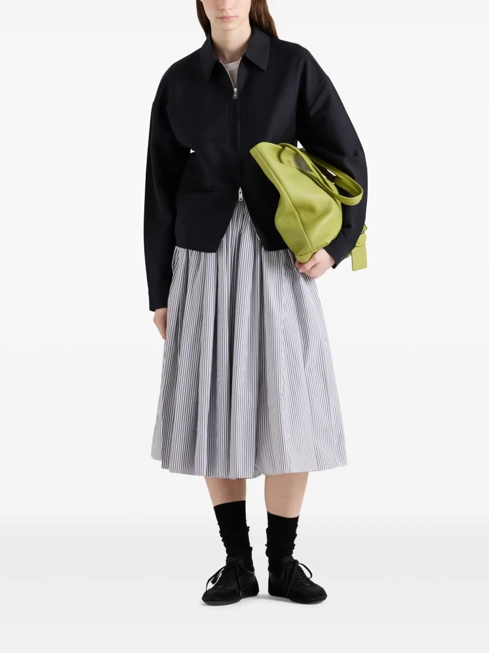 Prada Popeline rok - Wit
