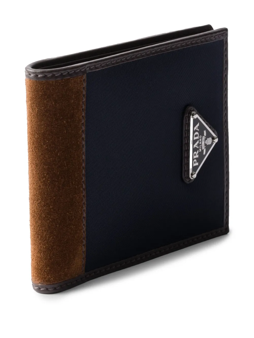 Prada Re-Nylon portemonnee Blauw