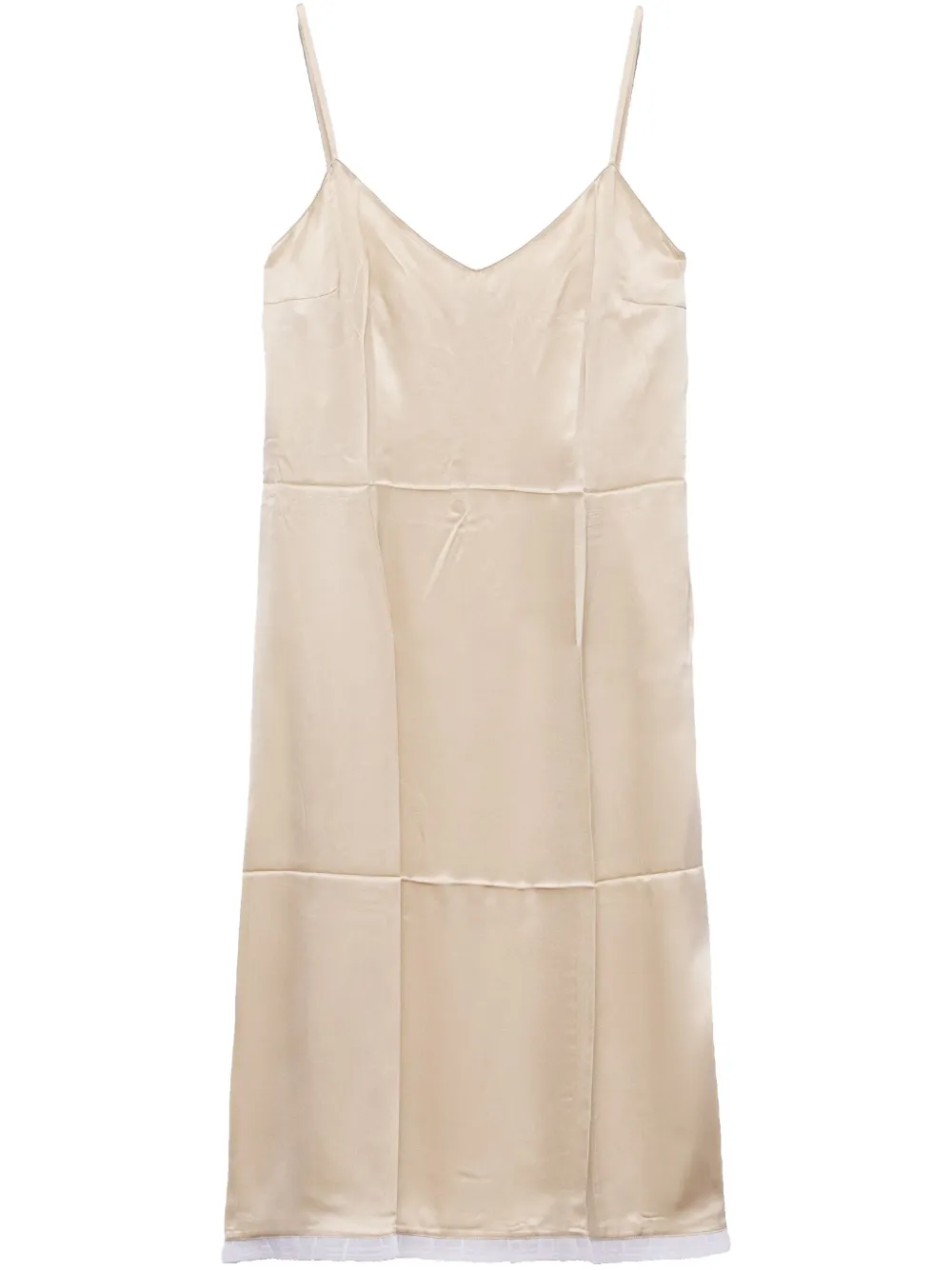 Image 1 of Prada satin crepe midi dress