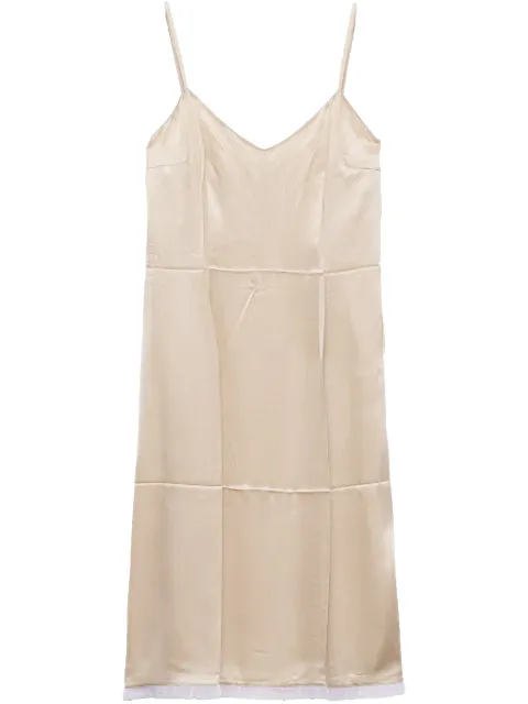 Prada satin crepe midi dress P3O79SOOO16MV - 0