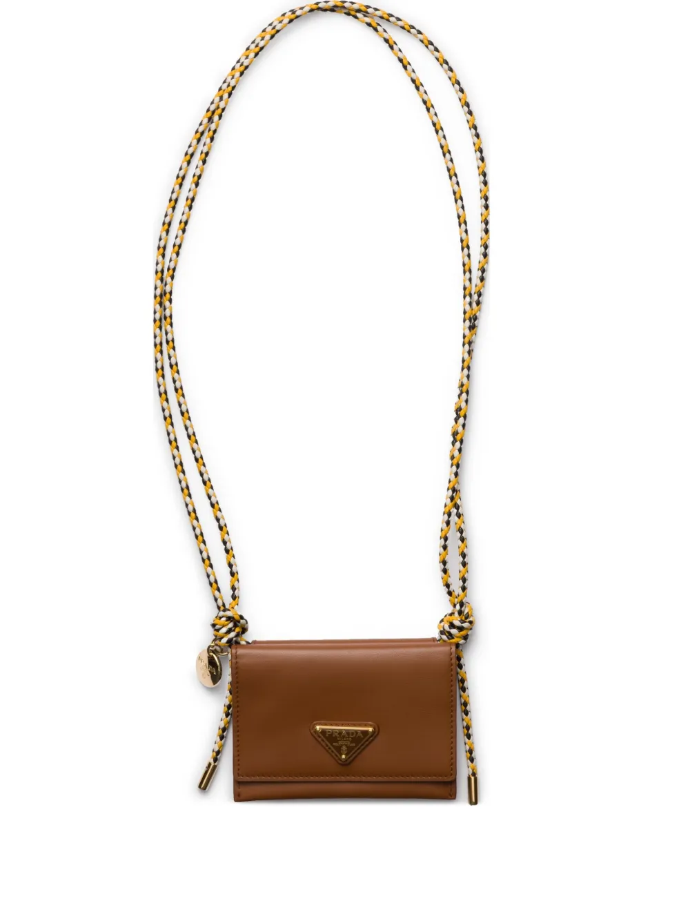 Prada カードケース - ブラウン Prada カードケース - ブラウン