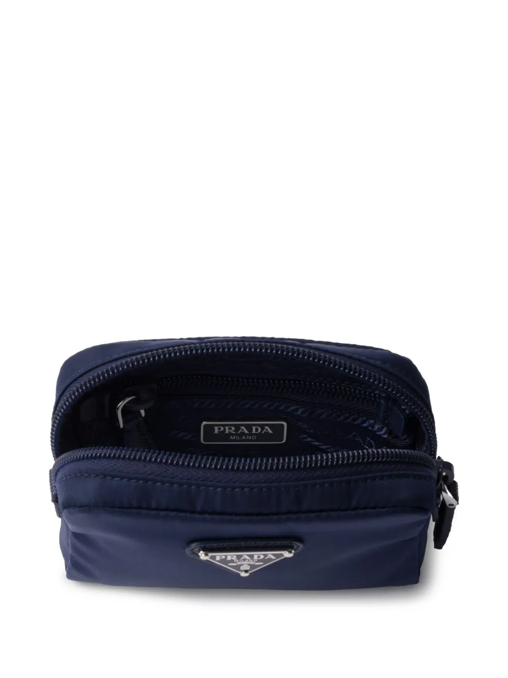 Prada Re-Nylon toilettas Blauw