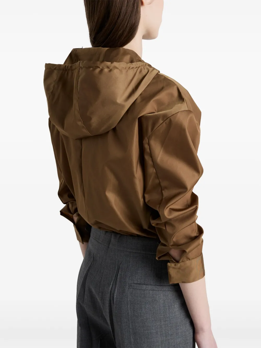 Prada Jack met logopatch Bruin