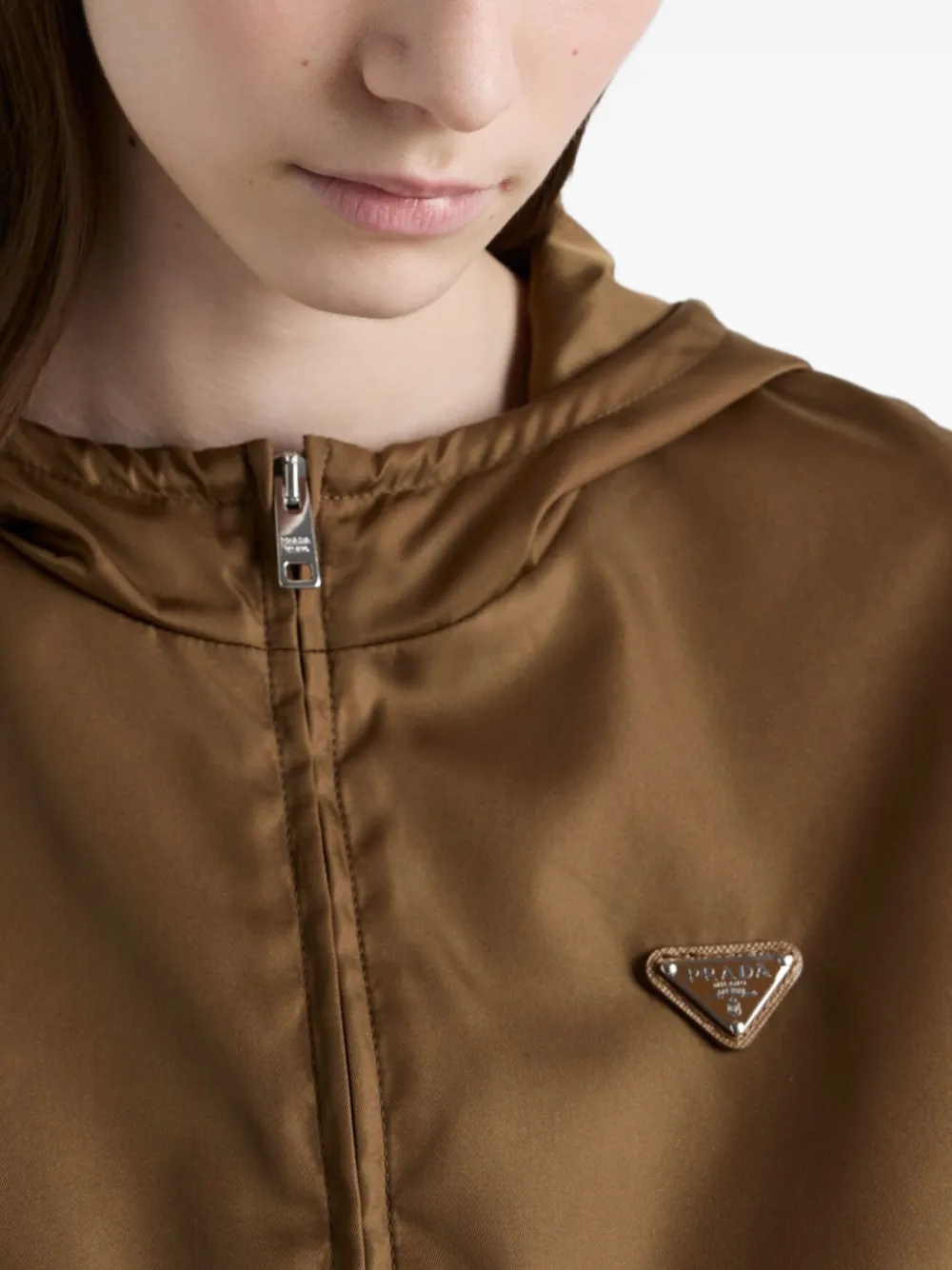 Prada Jack met logopatch Bruin