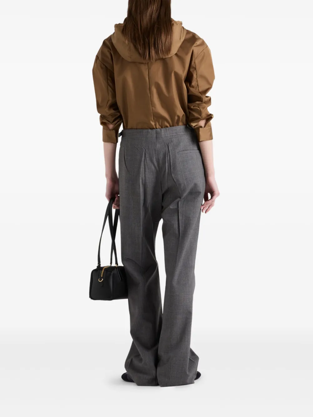 Prada Jack met logopatch Bruin
