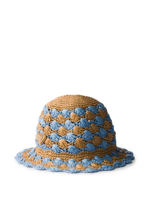 Prada crochet bucket hat