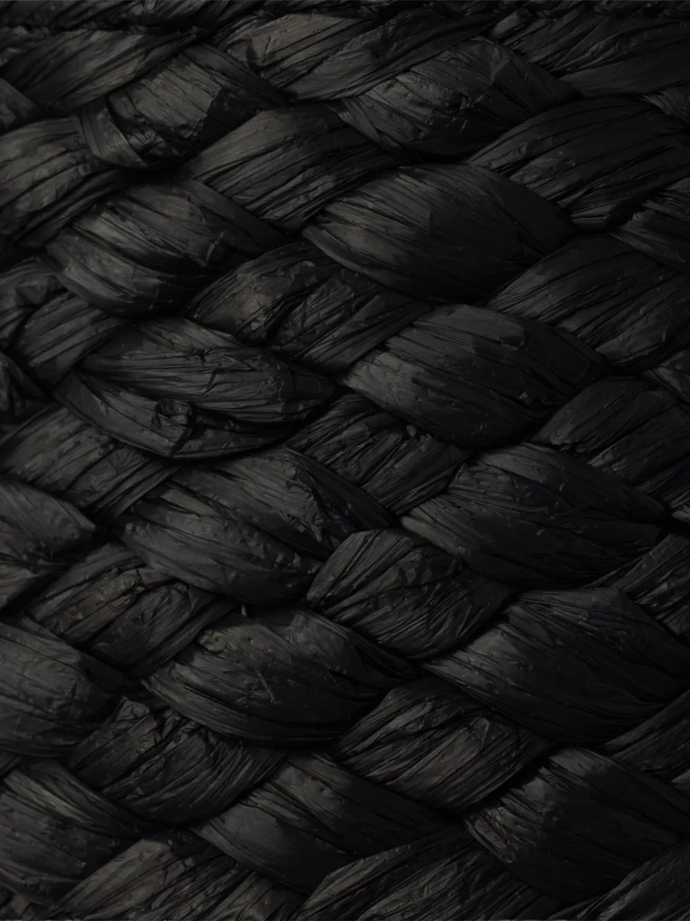 Prada raffia slides Black