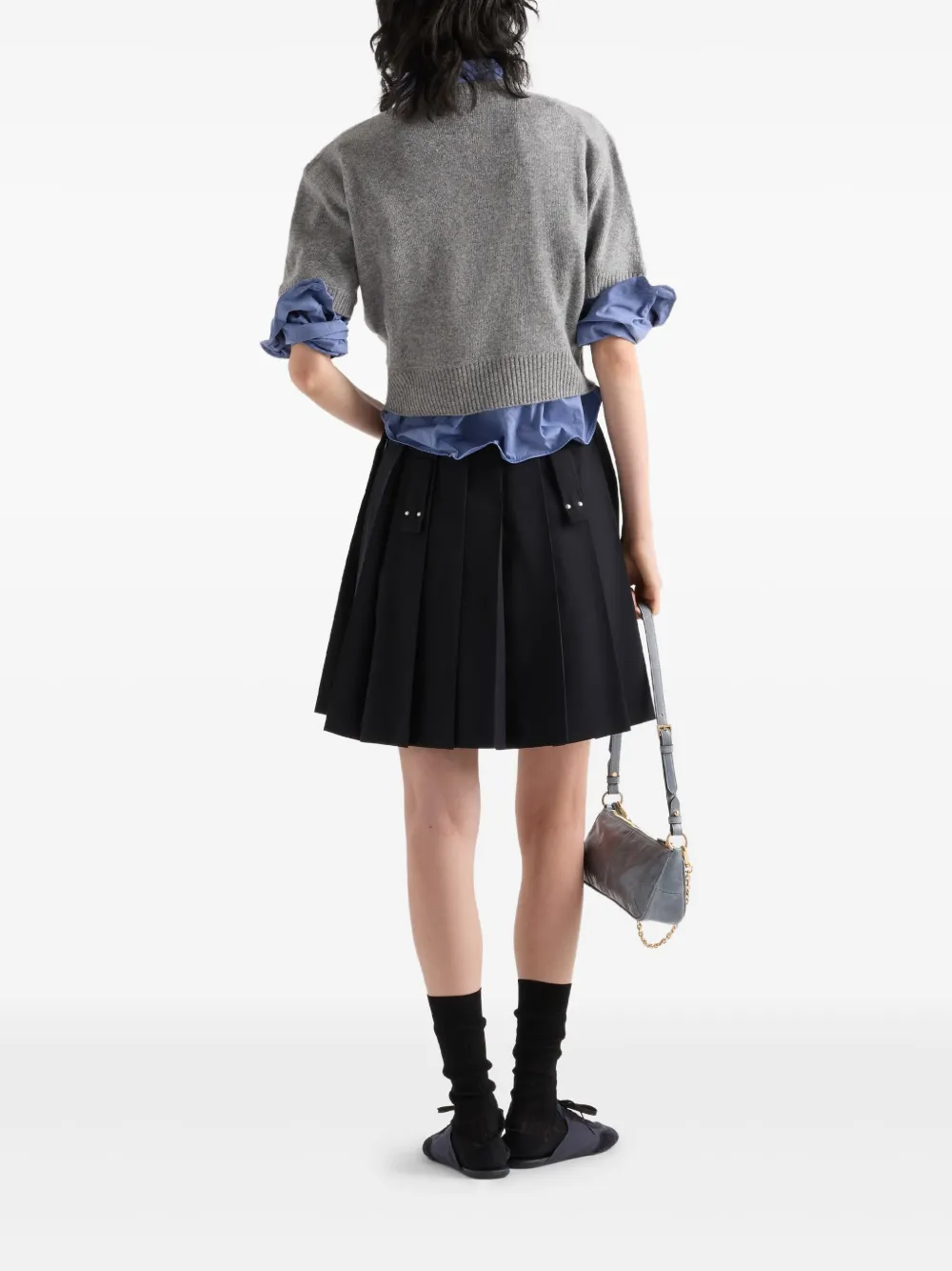 Prada logo-intarsia sweater