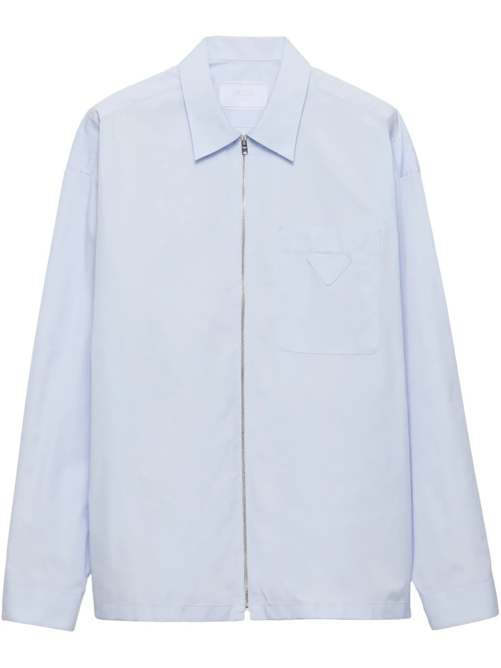 Prada Overhemd met rits Blauw