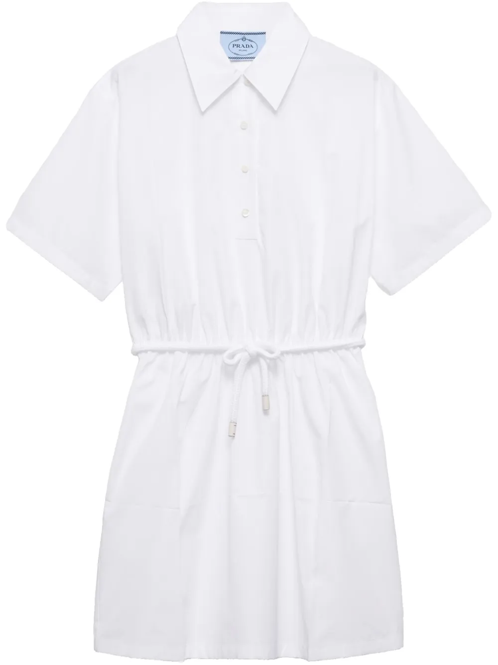 Prada poplin mini dress | White | Image 1