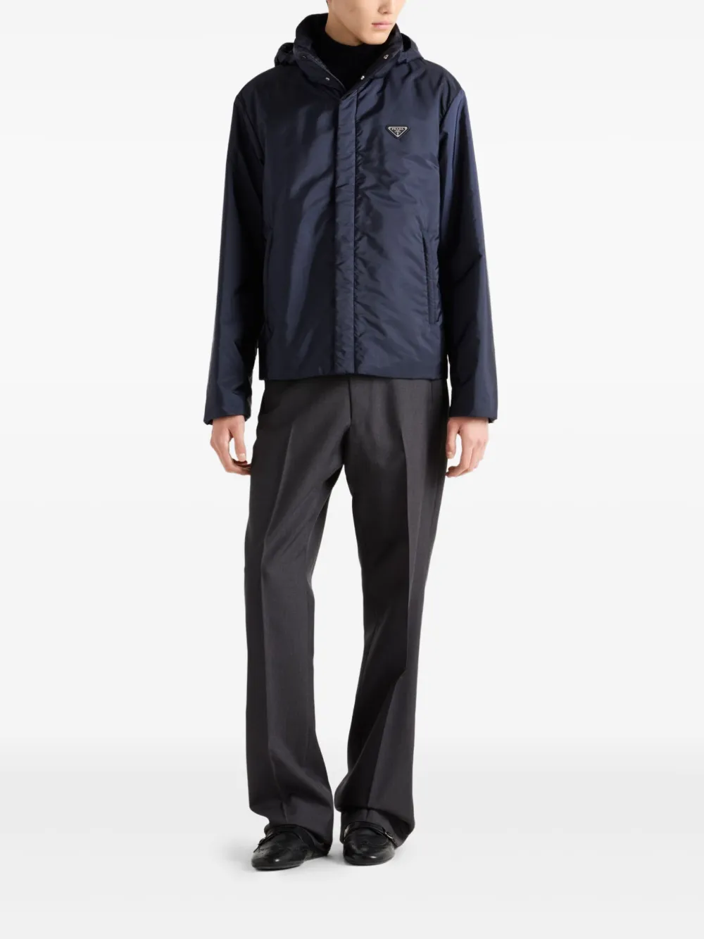 Prada Giacca biker con applicazione | Giacche leggere | Image 2