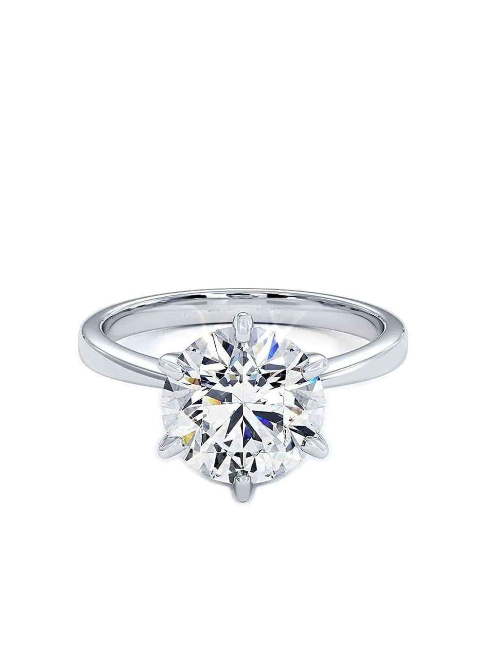 Tilla 14kt white gold diamond engagement ring | White | Image 1