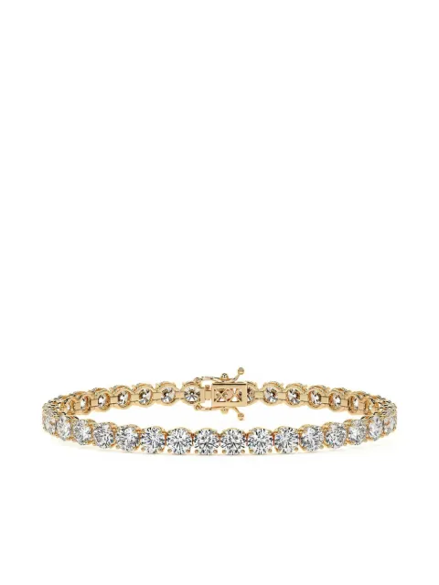 Tilla 14kt yellow gold diamond tennis bracelet