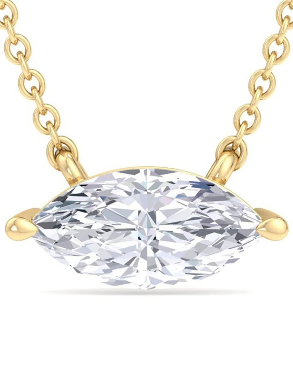 Tilla 14kt yellow gold diamond necklace | Yellow | Image 1