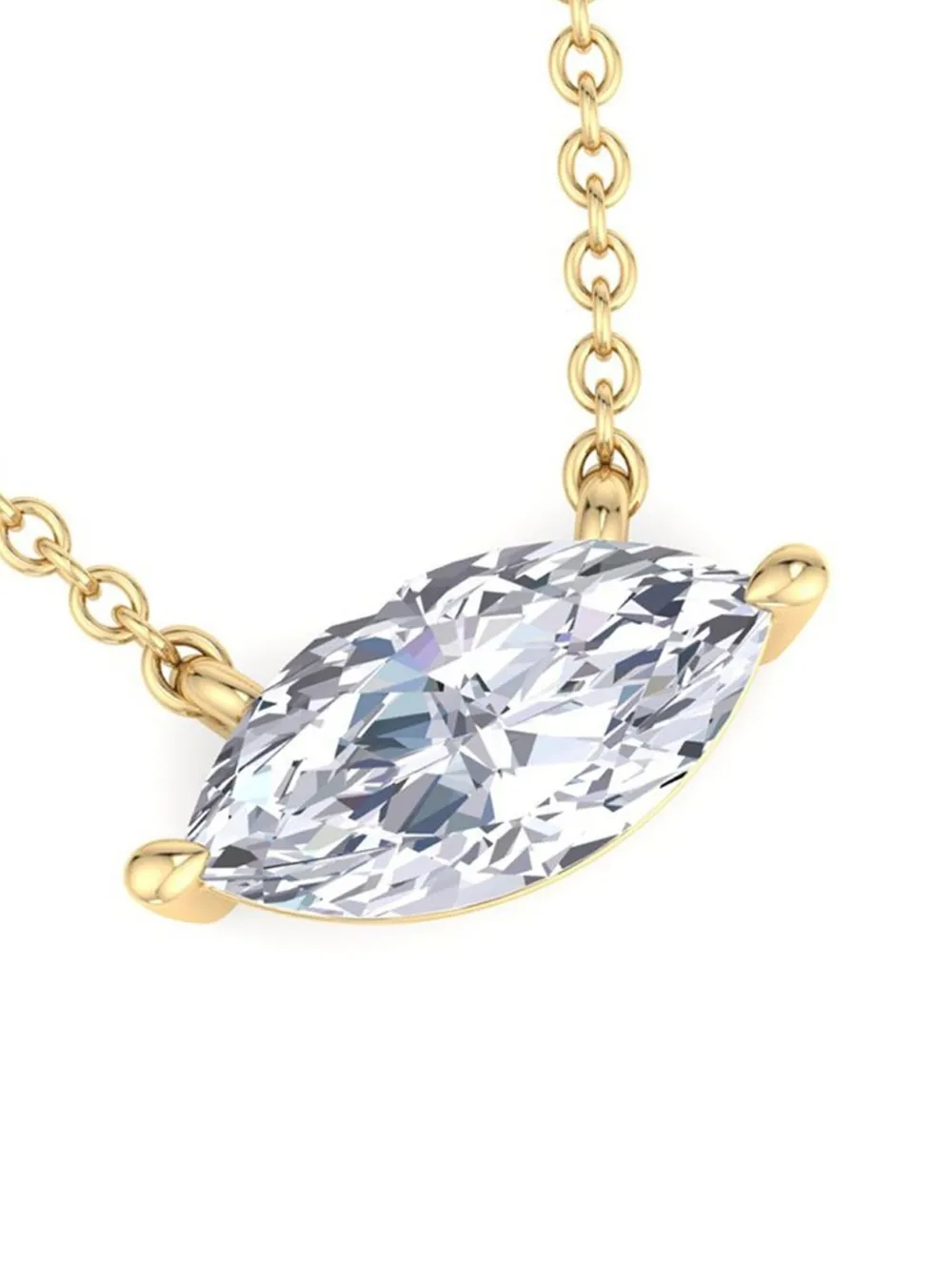 Tilla 14kt yellow gold diamond necklace | Image 2