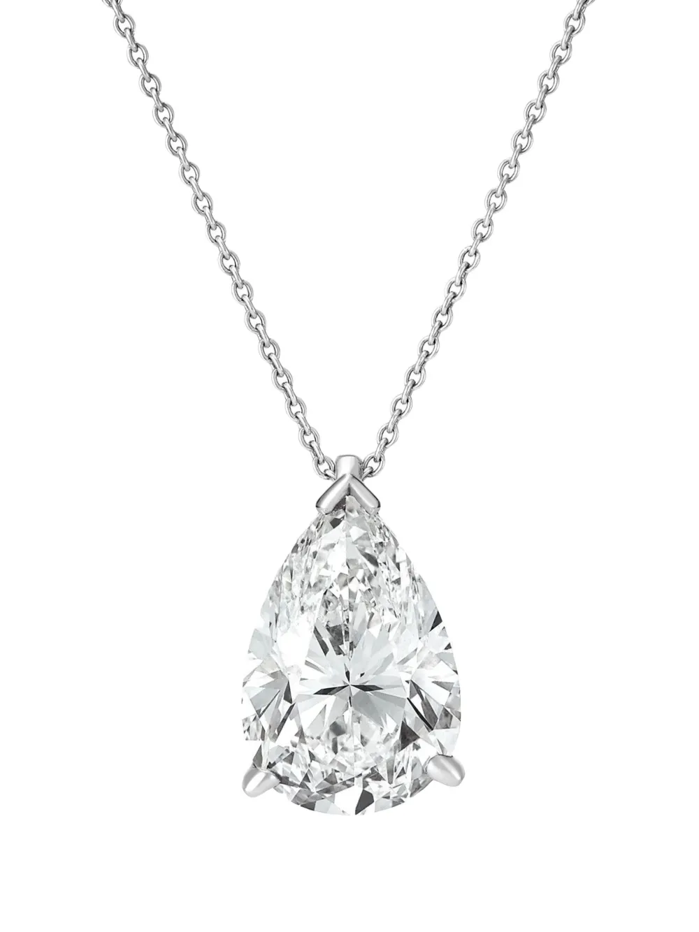Tilla 14kt white gold diamond pendant necklace | White | Image 1
