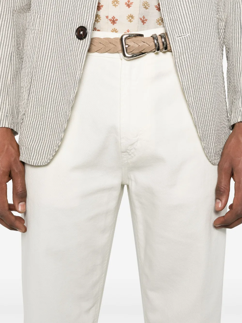 DONDUP Ervin broek Wit