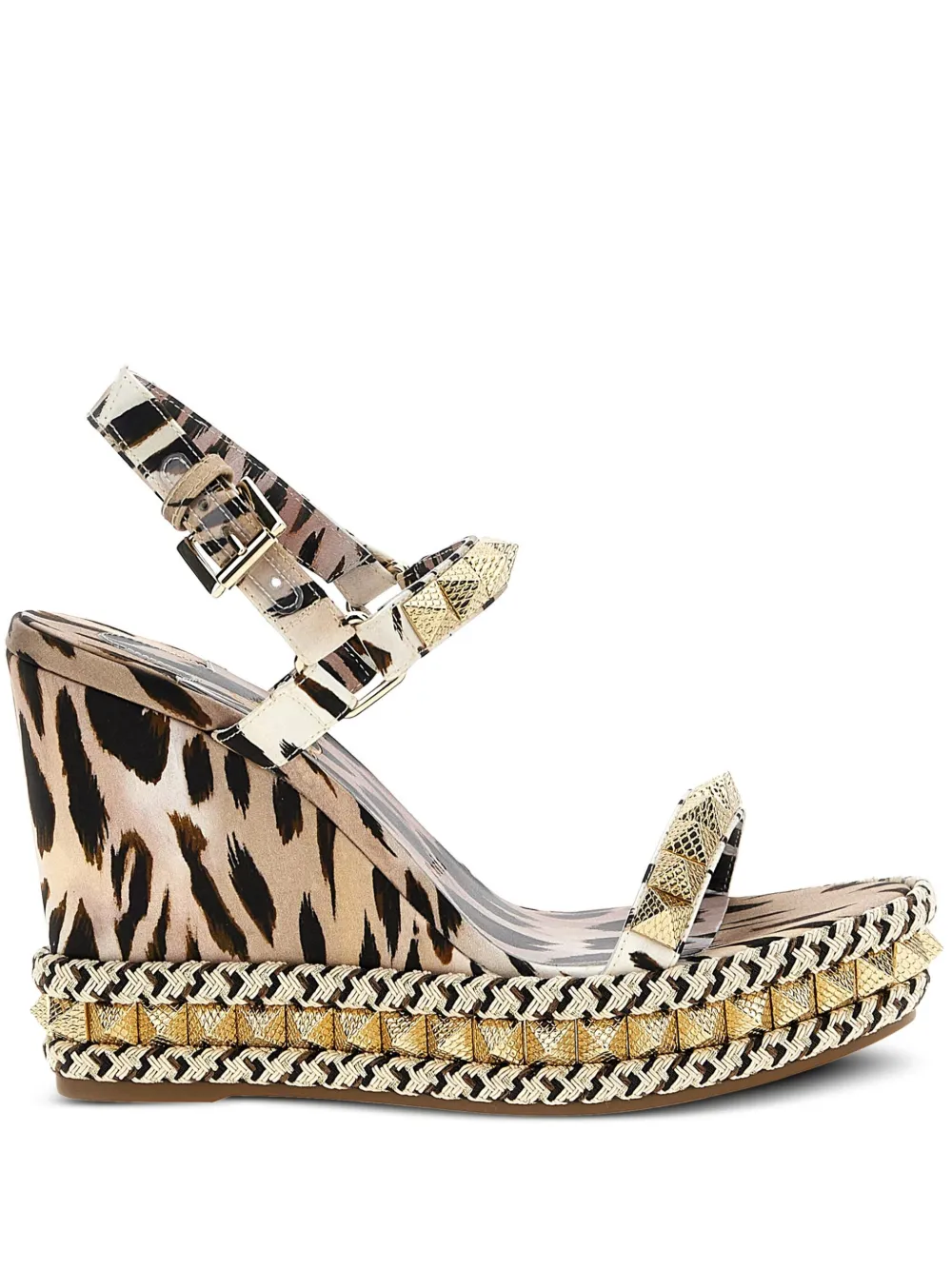 Christian Louboutin sandalias Pyraclou | dorado | Image 1