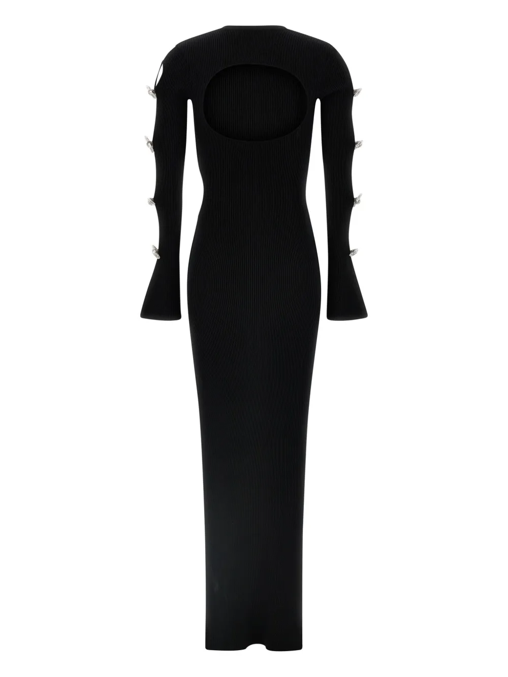 MACH & MACH cut-out dress - Zwart