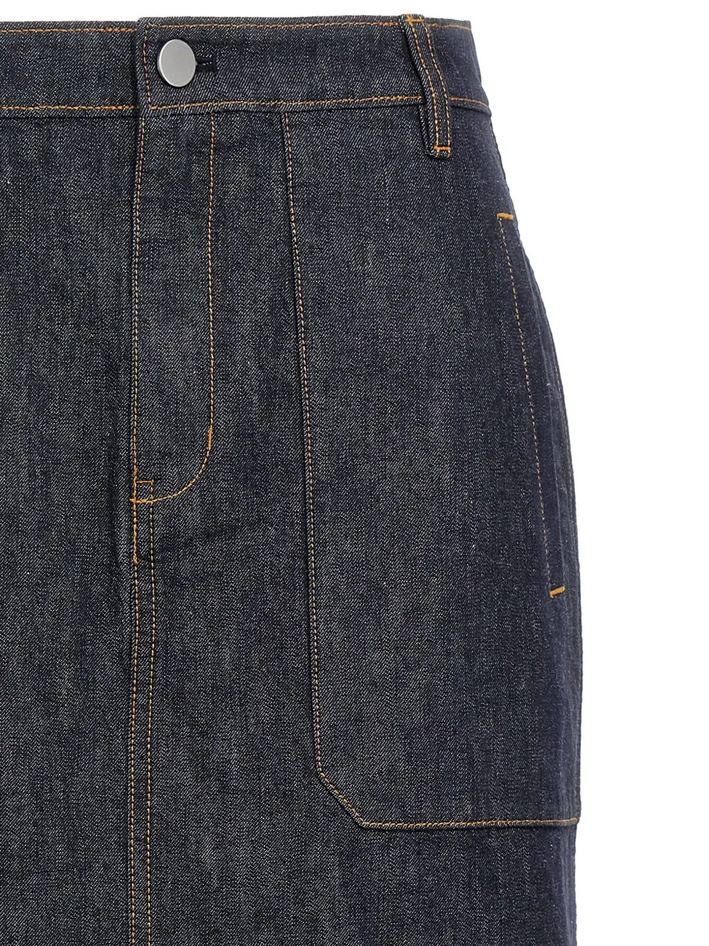 Theory Spijkerrok Blauw