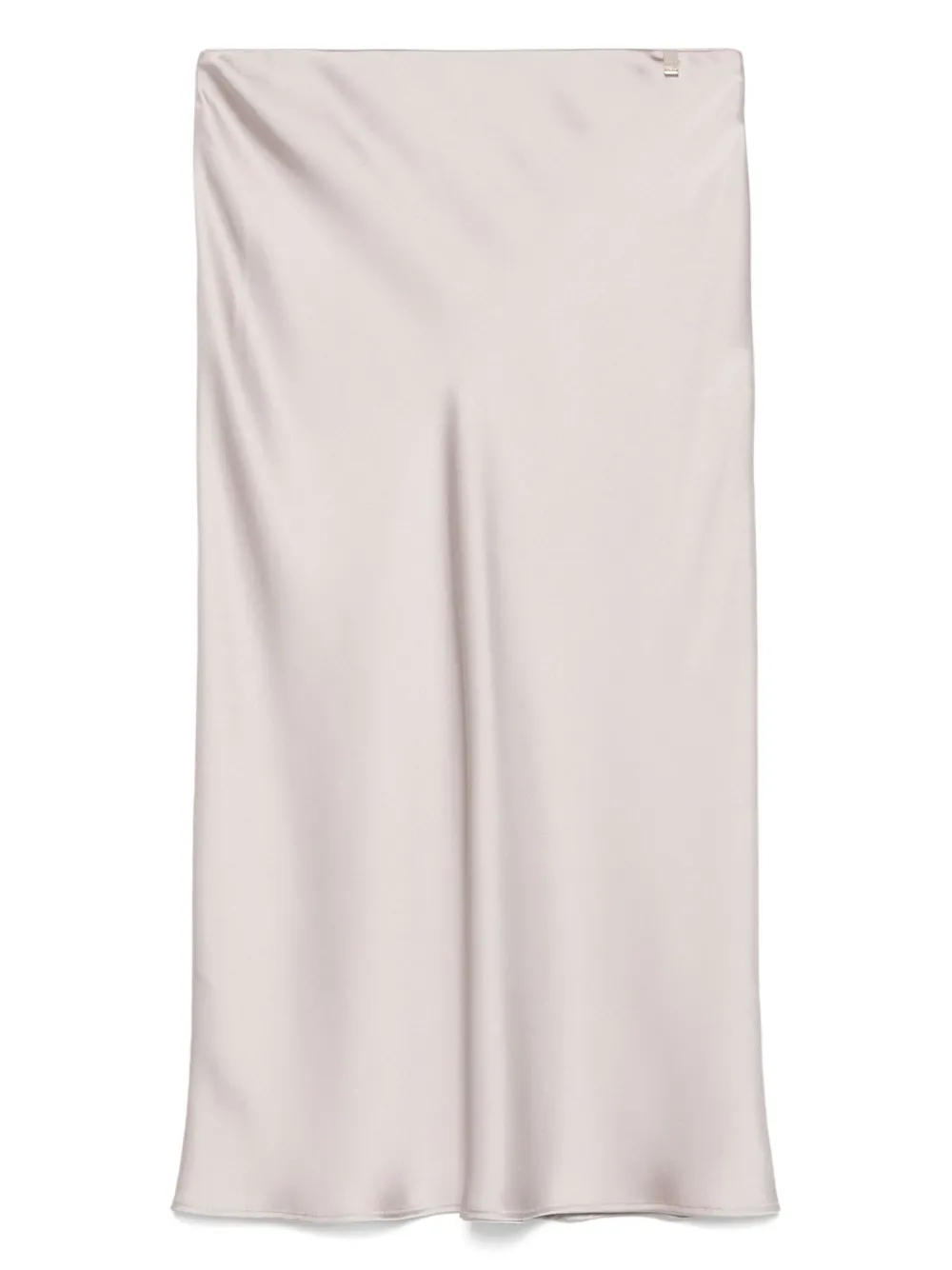 Herno satin midi skirt Beige
