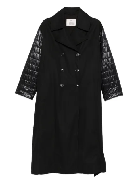 Herno double-breasted quilted coat