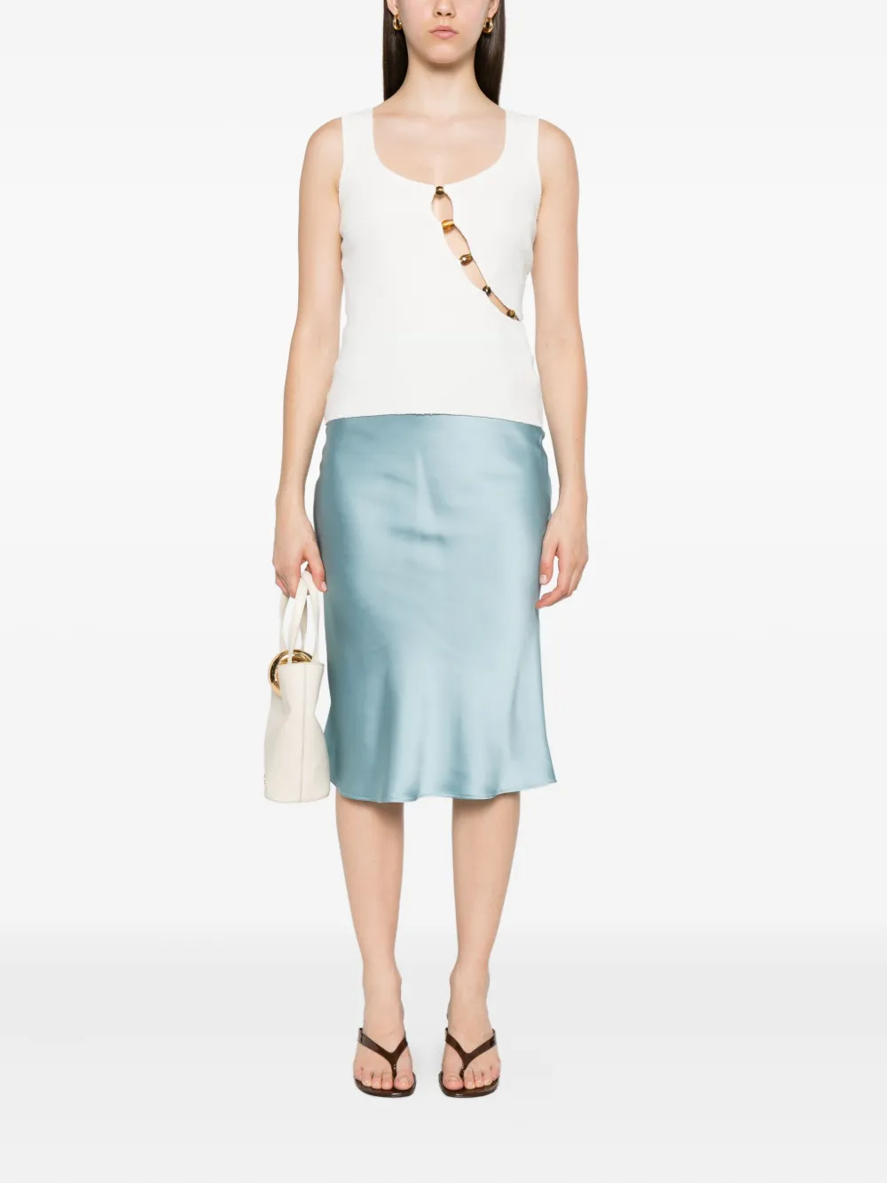 Herno satin bias-cut skirt | Pencil Skirts | Image 2