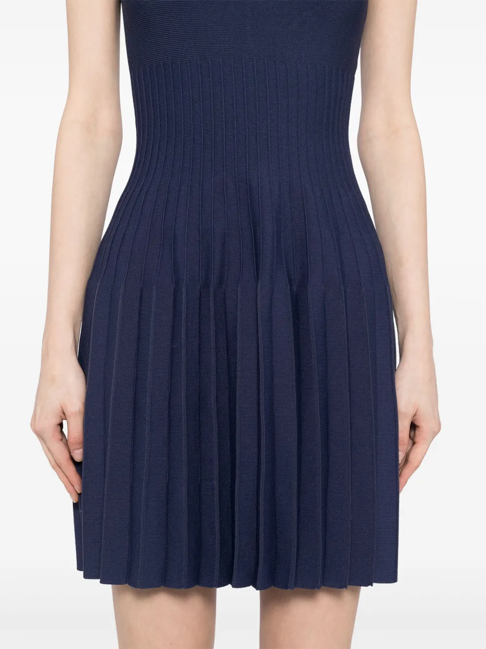 Shop Staud Ellison Dress In Blue