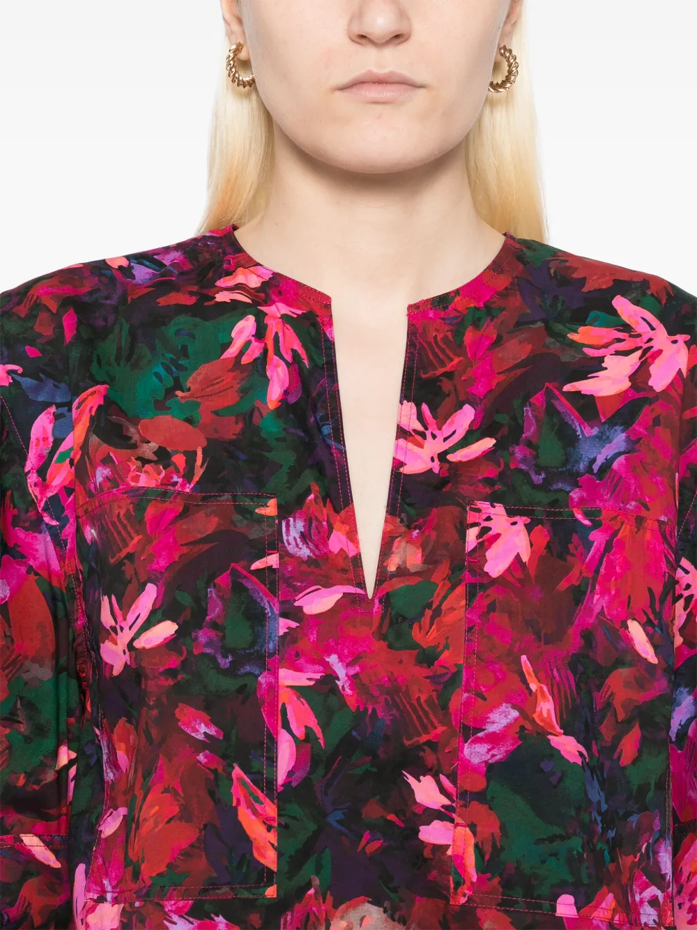 Ulla Johnson Suri blouse Rood
